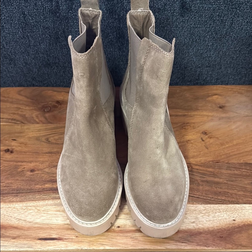 Dolce Vita Tan Ankle Boots